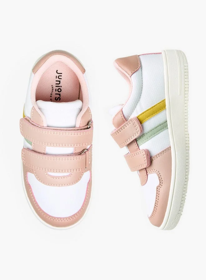 JUNIORS Girls Hook & Loop Sneakers